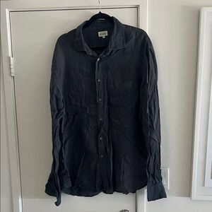 Hartford Charcoal Button-Up Shirt